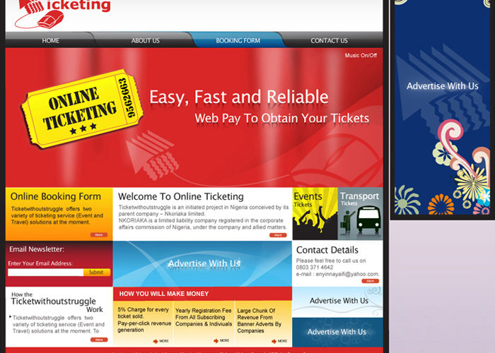 ONLINE TICKETING